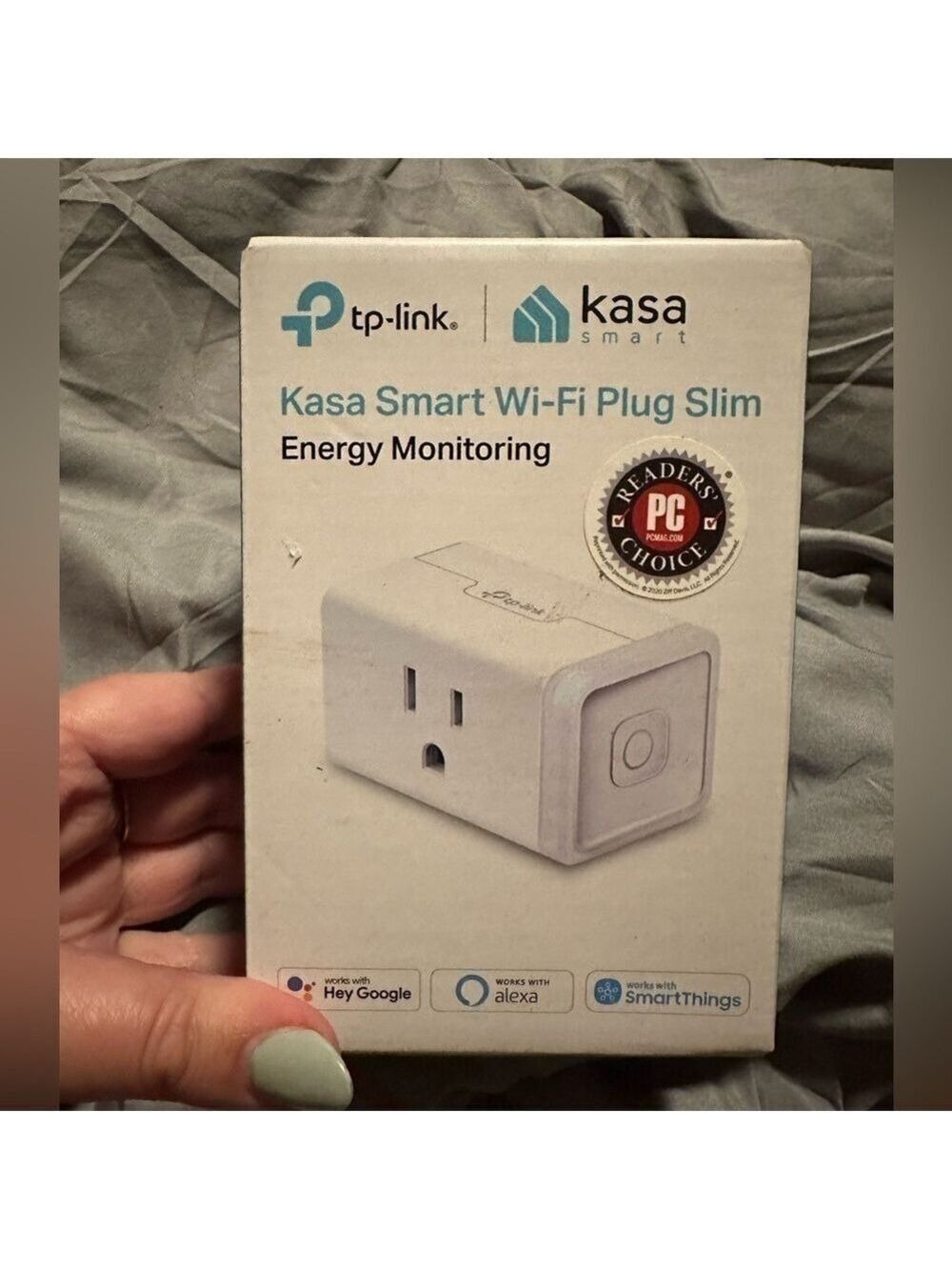Kasa Smart WiFi Plug Slim with Energy Monitoring
